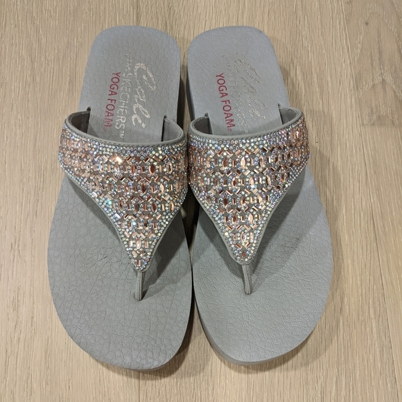 Sketchers platform flip flops - Picture 12 of 12